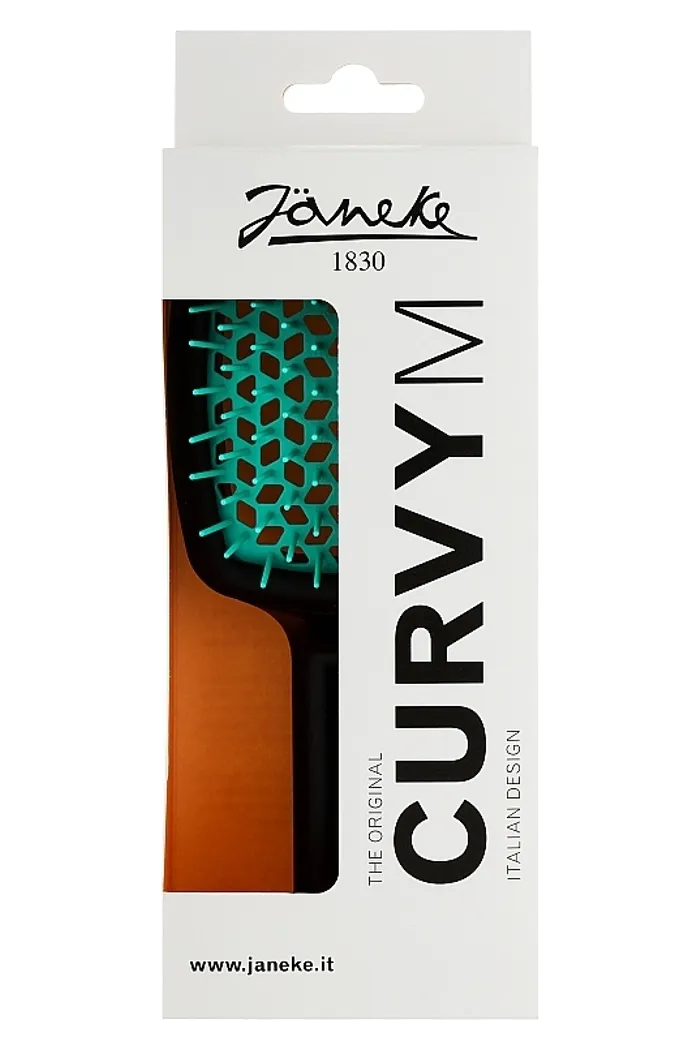 Расческа для волос, черно-голубая