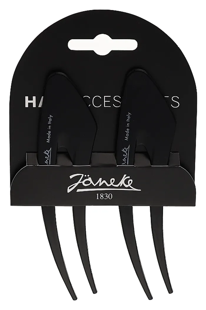 Заколки-шпильки для волос, 14.5 см, black