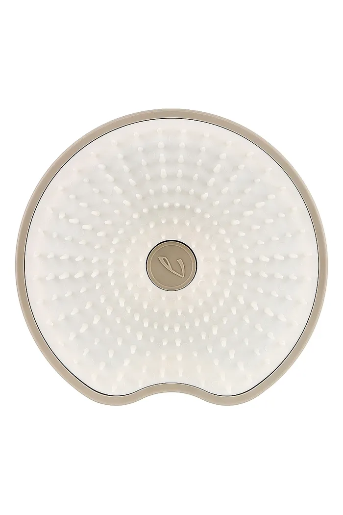 Компактная щетка для волос, диаметр 84 мм, серая