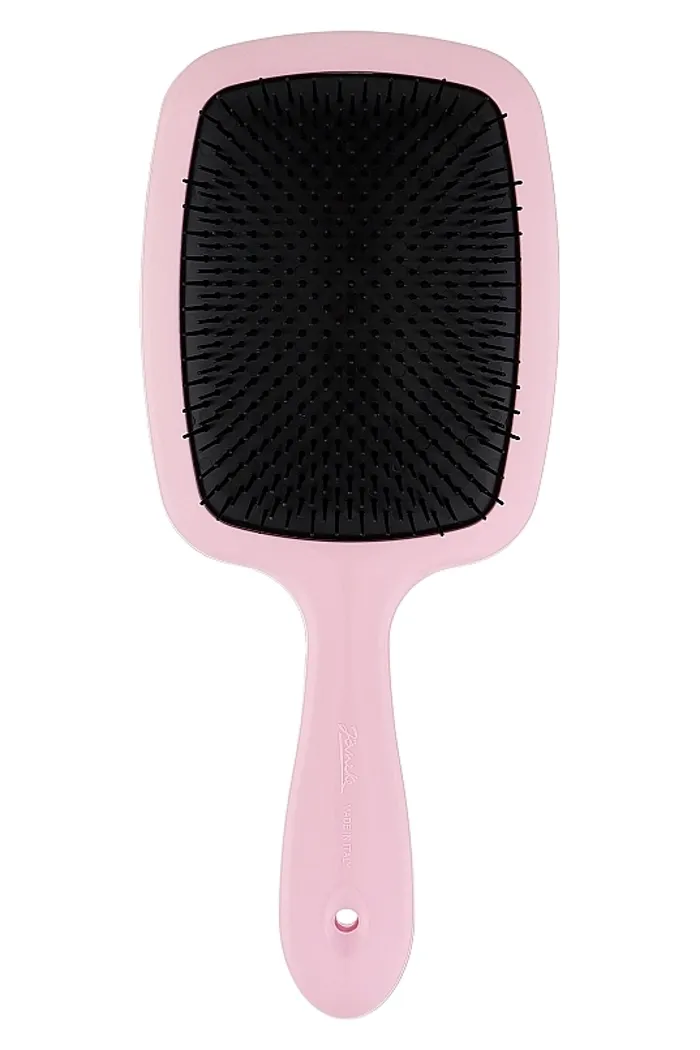 Расческа для волос 72SP227RSA, с черными зубцами, розовая