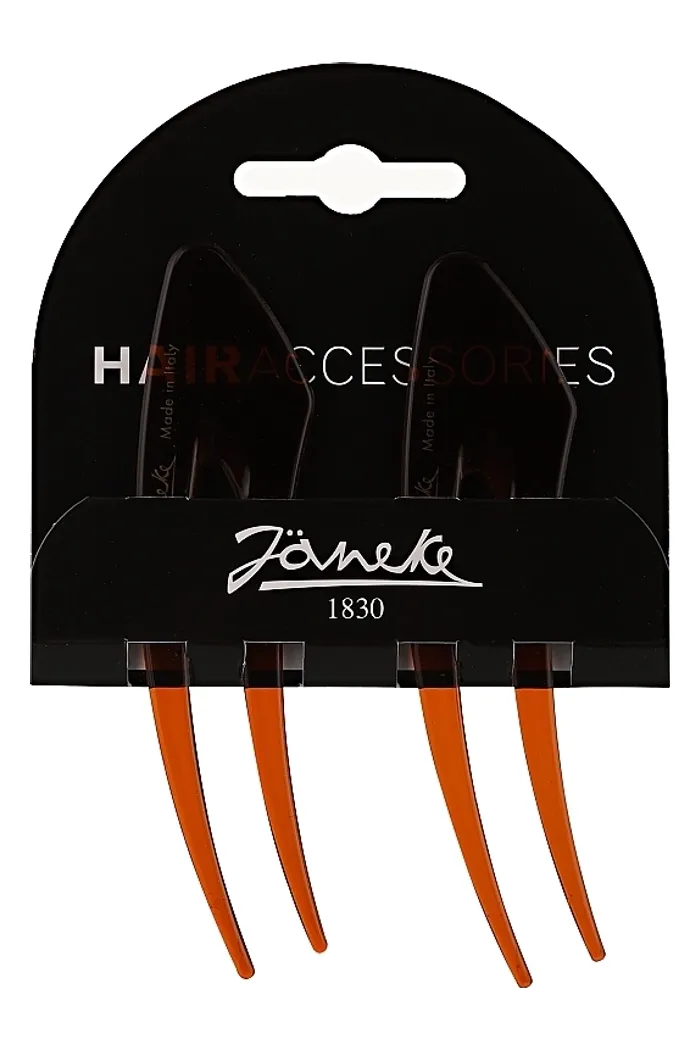 Заколки-шпильки для волос, 12.5 см, коричневые