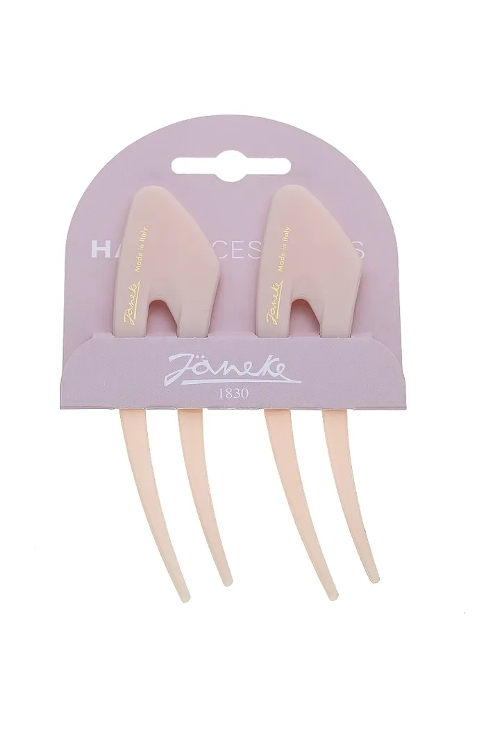 Заколки-шпильки для волос, 14.5 см, розовый опал