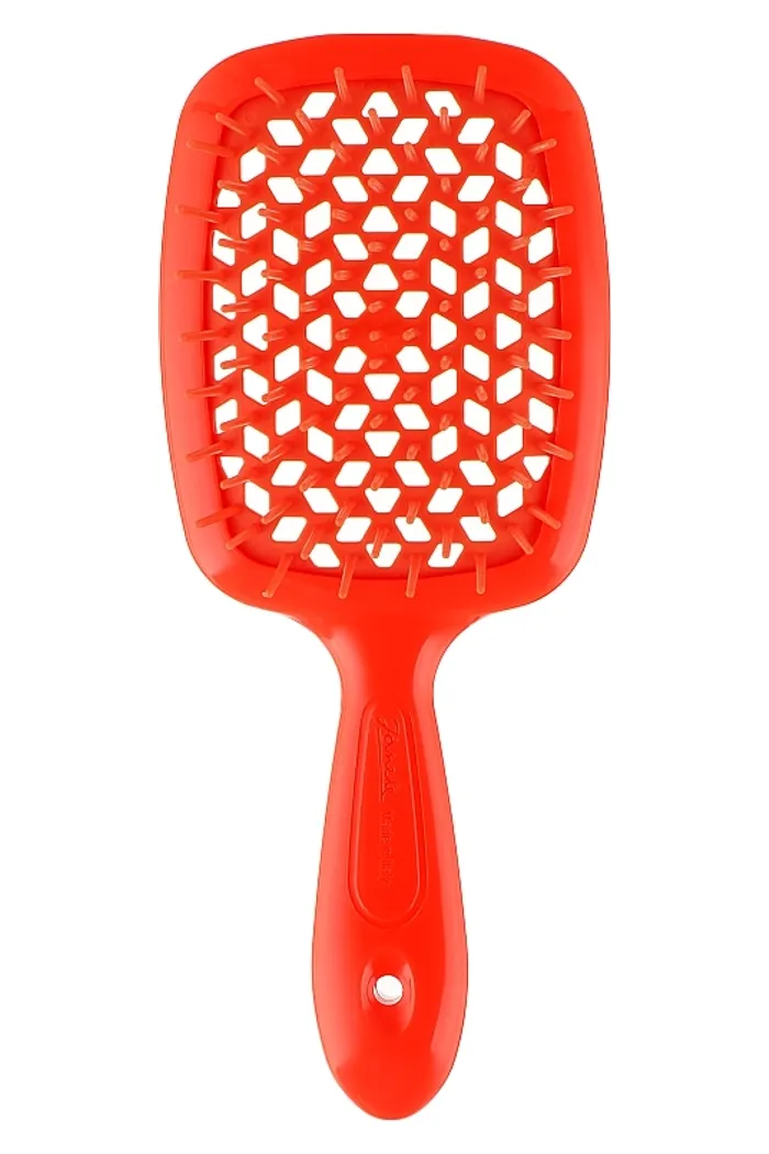 Расческа для волос, неоново-оранжевая