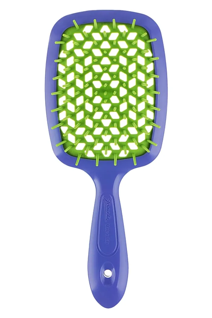 Расческа для волос, сиренево-салатовая