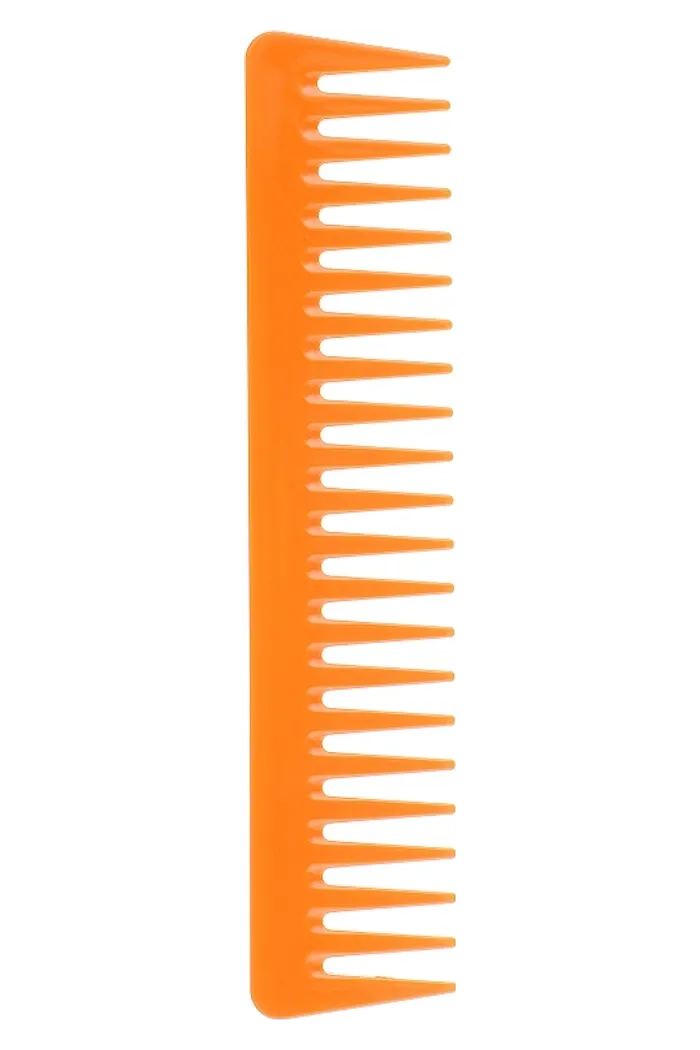 Гребень для волос, неоново-оранжевый