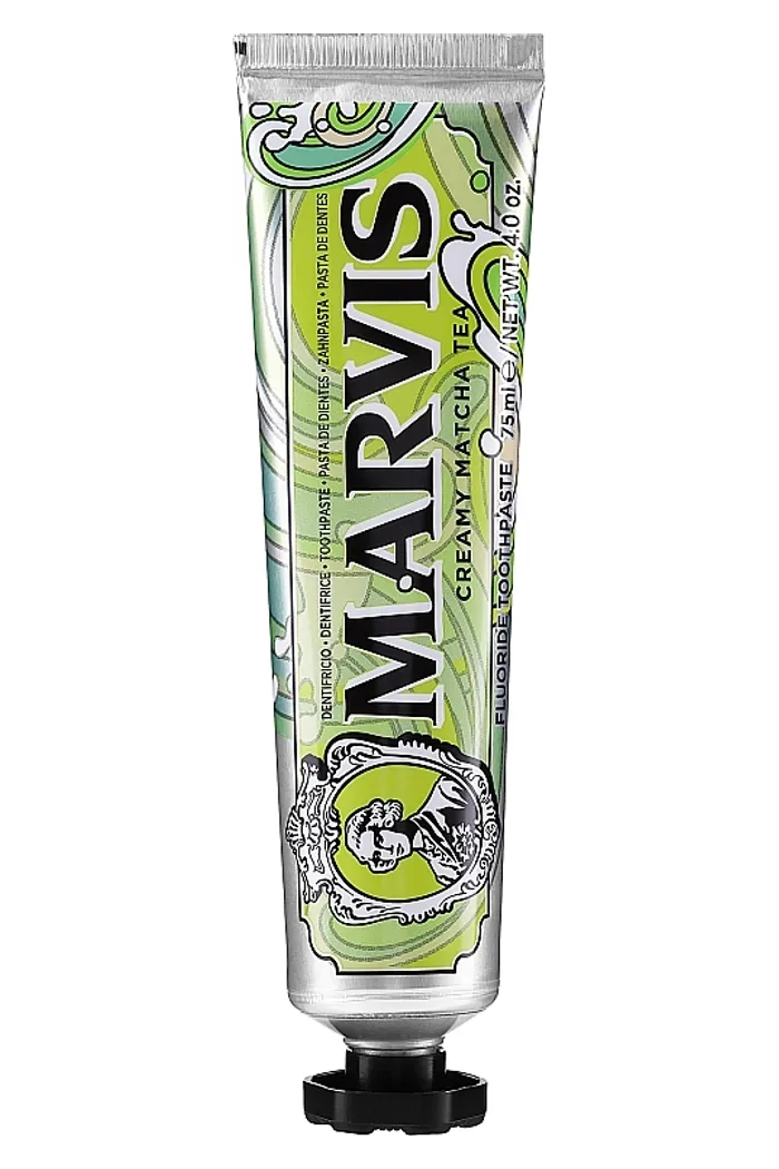 Зубная паста со вкусом чая матча